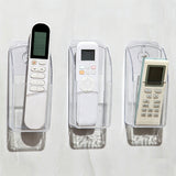 3 PCS TV Remote Control Holder Wall Mount Clear Acrylic Organizer Stand Box Storage