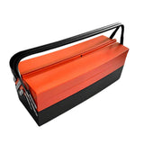 3 Tier Metal Tool Box Portable with Handle and Lock Hole for Home
