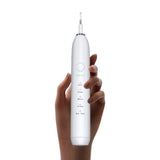 Rotating Electric Toothbrush with 5 Modes 8 Brush Heads for Home Travel White
