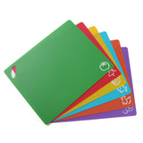 6 PCS Flexible Cutting Boards for Kitchen Non Slip Cutting Mat for Meat and Vegetables