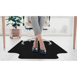 Chair Mat for Floors Desk Chair Mat for Home Office Floor Protector Smooth Rolling Mat Black