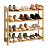 4 Tier Shoe Storage Rack Multi Layer Organizer for Entryways