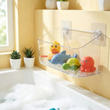Bath Toy Storage Large Bath Toy Holder Bin for Bathroom Accessories
