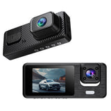 Triple Lens Car Dash Cam with Super Night Vision and Loop Recording