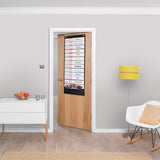 90x33cm Dry Erase Wall Organizer with 14 Time Management Cards Black