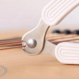 4Pcs Guitar String Replace Tool 3-In-1 Guitar Bridge Pin Remover Puller Guitar String Cutter and Winder Tool White
