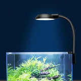 Clip On LED Aquarium Light USB Powered Fish Tank Lamp for Fish Tanks Aquatic Plants Black