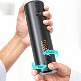 2 PCS Rechargeable Electric Salt Pepper Grinders with 5 Coarseness Levels