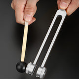 4PCS Set Aluminum Alloy Tuning Forks with Storage Bag Resonance Sound Forks for Yoga Meditation
