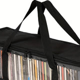 Portable DVD Storage Bag Disc CD Carry Case Clear Cover for 35-40 Discs
