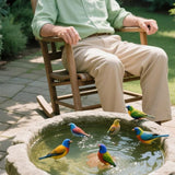 Copper Bird Bath Cleaning Disc for All-Season Outdoor Birdbaths Flower Shape