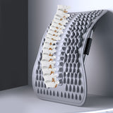 Multi-Level Adjustable Back Stretcher for Lower Back Grey