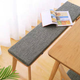 Long Bench Cushion with Ties for Dining & Window Bench