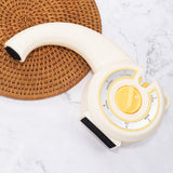 6-in-1 Kitchen Knife Sharpener Multi-Use Rotary Knob for Home Cooking White