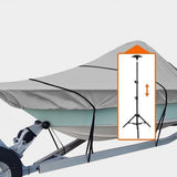 Telescopic Support Pole for Boat Cover with Adjustable Triangular Base
