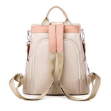 Anti Theft Women Backpack with Water Repellent for Travel Khaki