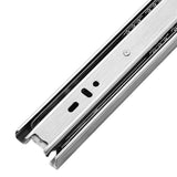 2 Pcs 3-Section Drawer Slides Stainless Steel Full Extension