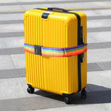 2Pcs Password Lock Luggage Strap Travel Suitcase Secure Belt Code Lock Mixed Color
