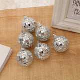 20Pcs Christmas Mirror Disco Balls – Hanging Decorations for Party Wedding and DIY Crafts