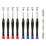 Glasses Repair Kit with Screws Nose Pads and Tools