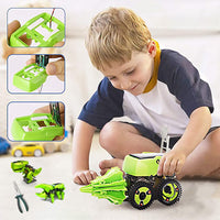 3-in-1 Solar Dinosaur Toy Robot DIY assemble STEM Building Toys Kids Gift