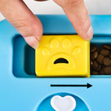 Dog Puzzle Feeder Slow Feeding Interactive Toy Anti-Choking Puzzle Bowl for Dogs Blue