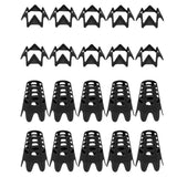Reusable Plastic Golf Tees Lightweight for Indoor and Outdoor Golf Practice Black
