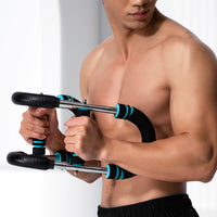 Adjustable Twister Arm Exerciser Spring Workout Bar Exercise Strengthener Home Fitness Equipment