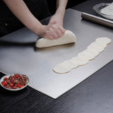 Stainless Steel Cutting Board Double-Sided Non-Stick Chopping Board for Fruits Vegetables