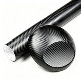 PVC Vinyl Wrap Film Black Self Adhesive for Car Color Change Black Carbon Fiber