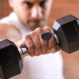2Pcs Anti-Slip Workout Grips Ergonomic Weightlifting Gloves for Pull-Ups Gym Training and Exercise Black