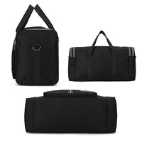 Mens Sports Travel Duffel Bag Large Capacity Gym Bags Luggage Bag Black