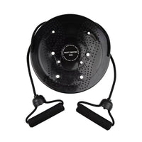 Twist Waist Disc Board with Drawstring Sports Gym Accessories Black