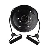 Twist Waist Disc Board with Drawstring Sports Gym Accessories Black
