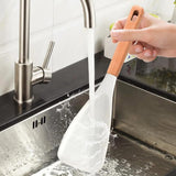 2PCS Silicone Cooking Spoons with Wood Handles