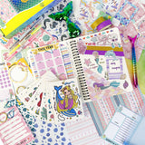 Mermaid DIY Journal Kit for Girls Scrapbooking and Diary Supplies Stickers Set