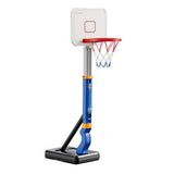 Kids Basketball Training Hoop Height Adjustable Basketball Hoop Set for Indoor  Outdoor Playing Blue
