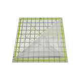 4Pcs Quilting Rulers,Sewing Ruler Quilting Square Templates Green