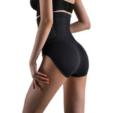 High Waist Shapewear Shorts for Women Seamless Tummy Control Underwear Black