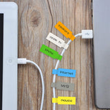 900 PCS Network Fiber Cable Self-adhesive Label sticker for Network Power Cord