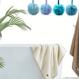 4PCS Bath Sponges Loofahs Exfoliating Cleaning Bath Body Scrubber Balls for Women Men Washing