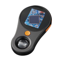 Handheld Macro Digital Microscope Fixed Focus Portable 500X Magnifying Glass Compatible with Windows/Mac OS Black