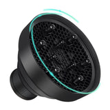 Universal Silicone Diffuser Foldable for Hair Dryer 4-5cm Nozzle Black