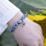 6Pcs Turkish Evil Eye Bracelet Greek Style Bangle Fashion Jewellery