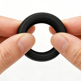 2Pcs Ring Covers Compatible with Oura Ring 5 Black