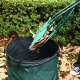 Long Handled Leaf Collecting Rake Grabs Garden Leaves Tidy Collector Grabber