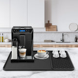Large Silicone Coffee Machine Mat with Detachable Drying Pad Countertop Protector for Espresso Machine