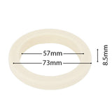 2 Packs 54mm Silicone Group Head Gasket Compatible with Breville Sage Espresso Machines Series 8 870 878 880 Replacement Seals