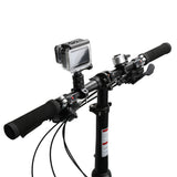 360-Degree Rotating Bike Handlebar Mount for GoPro Hero 13 12 11 Cameras Black