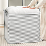4Pcs Set Large Capacity Clothes Storage Bin Quilt Blanket Storage Organizer Home Organizer Container